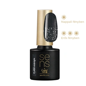 CRYSTAL NAILS SENS 3G POLISH - FLASH MIDNIGHT 4ML főképe